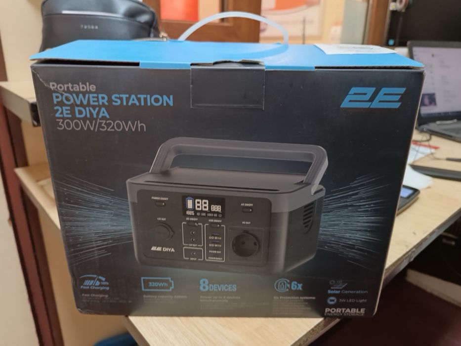 Зарядная станция EcoFlow 2Е Diya 300 Вт, 320 Втч.