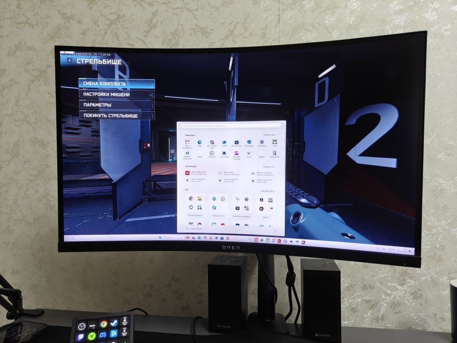 Монітор 240HZ 2k идеал HP OMEN 27c