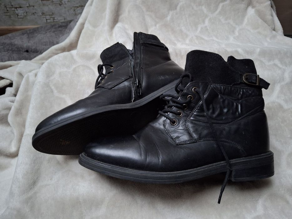 Buty skórzane damskie 41