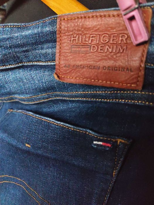 Джинсы Tommy Hilfiger jeans USA w38 stretch navy.