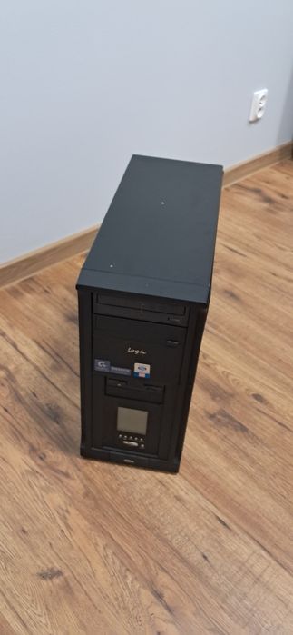 Obudowa PC ATX LOGIC CZARNA Gruba solidna blacha RETRO