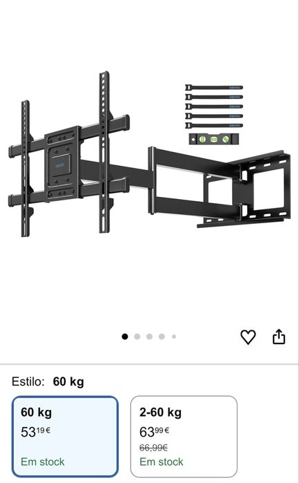 Vendo suporte para tv