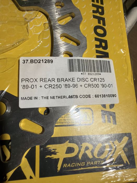 Travao de disco trazeiro Honda CR125/250/500