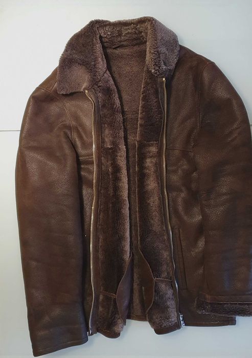 Дублянка, натуральна овчина,Туреччина, коротка, коричнева, р.54