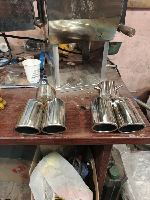 Насадки 2шт на глушник, вихлоп