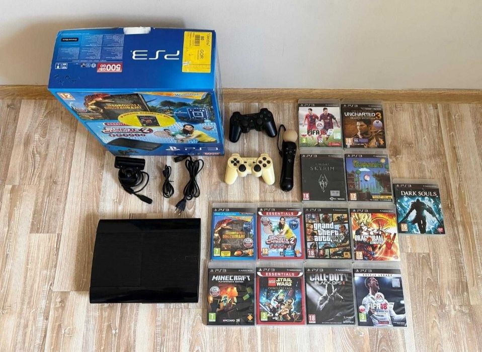 Zestaw ps3 cena za całość.