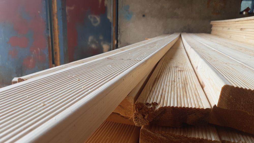 Терасна дошка 110×35×4м, виробництво террасная доска