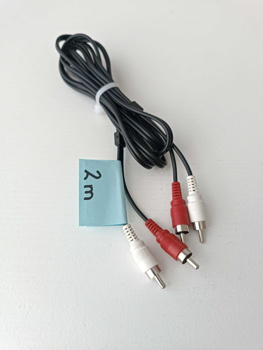 Kabel 2x RCA (chinch) - 2x RCA (chinch) - 2m