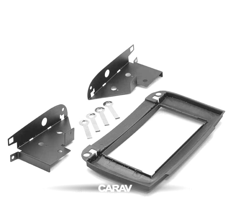 MOLDURA ADAPTADOR PRETO PARA RADIO 2-DIN MERCEDES W220 CLASE S