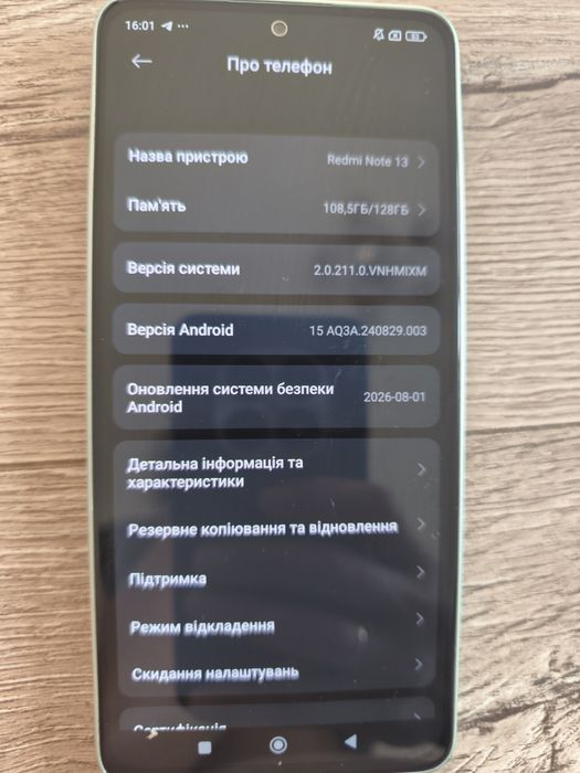 Red me Note 13- 128 gb