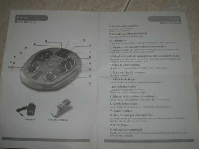 aparelho de reflexologia podal Master Massager