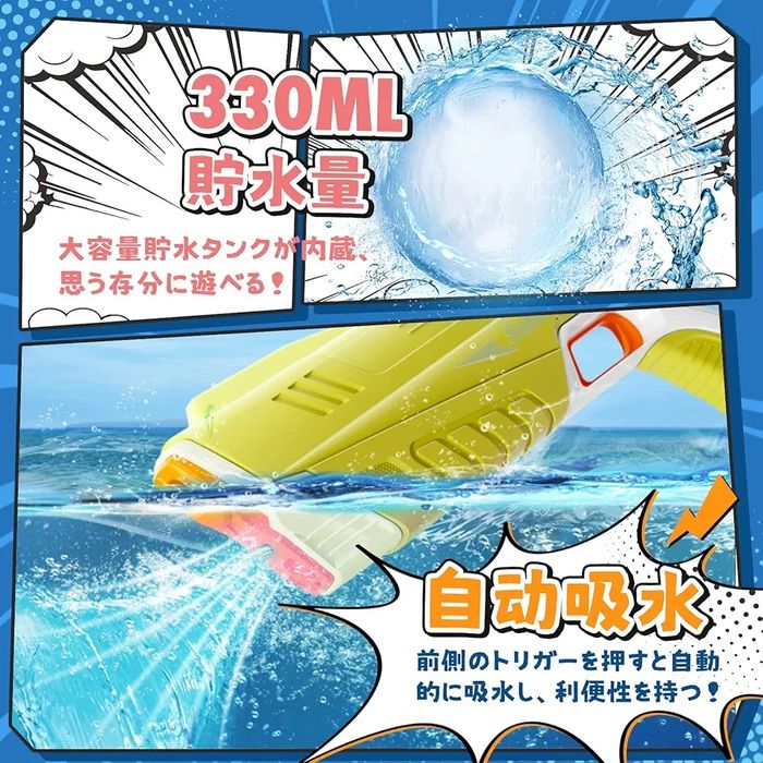 SKIRFY SF2302 Pistola de água elétrica, Brinquedo para a água, Pistola