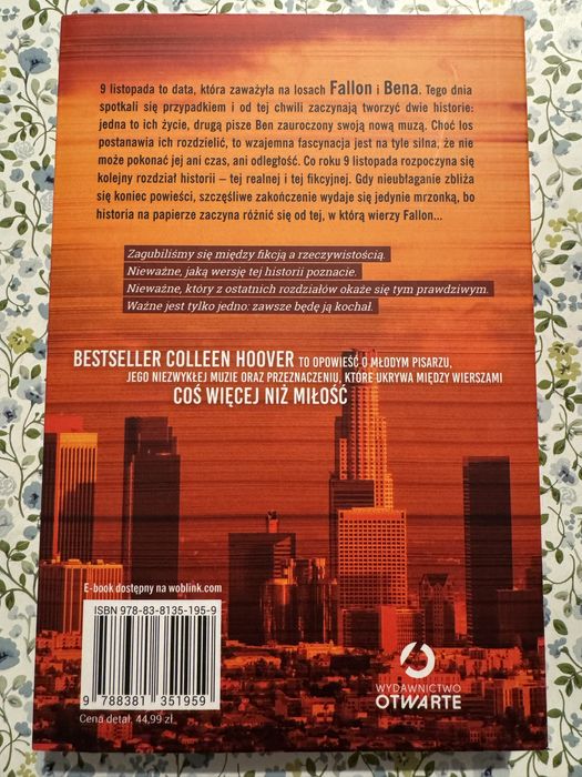 November 9 Colleen Hoover
