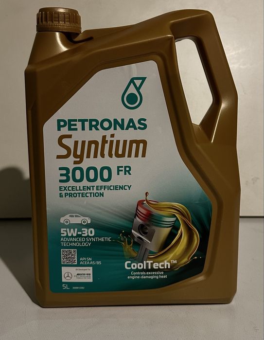 Моторна олива преміум-класу PETRONAS Syntium 3000 FR 5W-30 5L