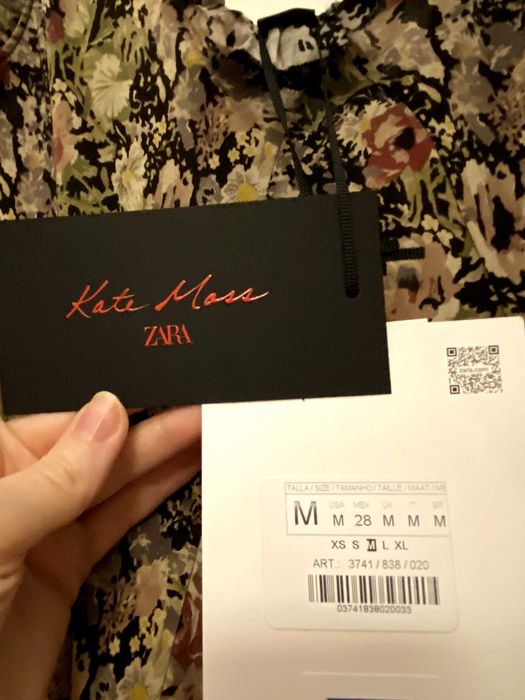 ZARA x KATE MOSS |exclusive silk| M