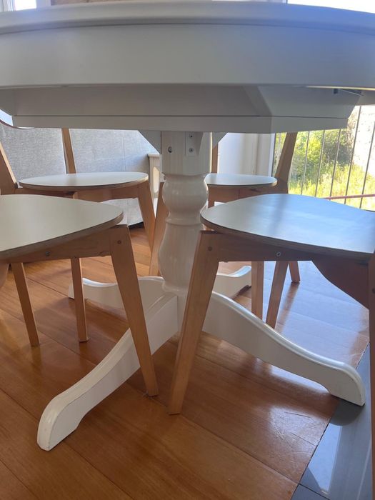 Mesa Branca Extensivel Ikea (como nova)