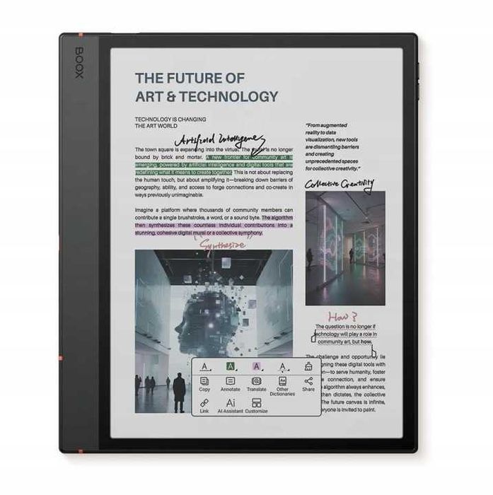 Czytnik Ebook Tablet Onyx Boox Note Air 5C 10,3" E Ink 64GB + Rysik Pen 3