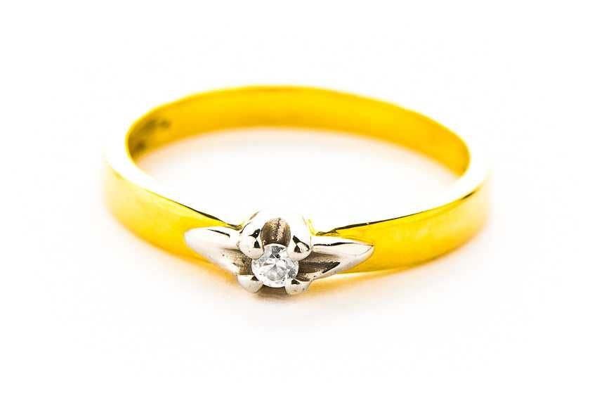 Bajeczny Złoty Pierścionek - 14K - 2,43g - KRAKÓW