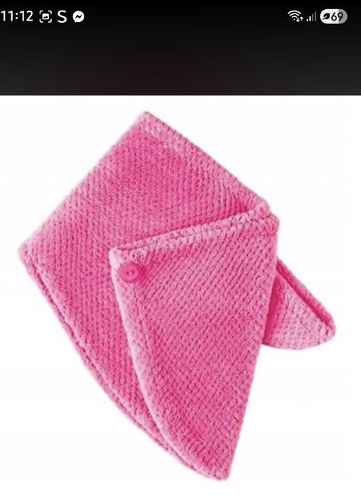 Turban na włosy z mikrofibry