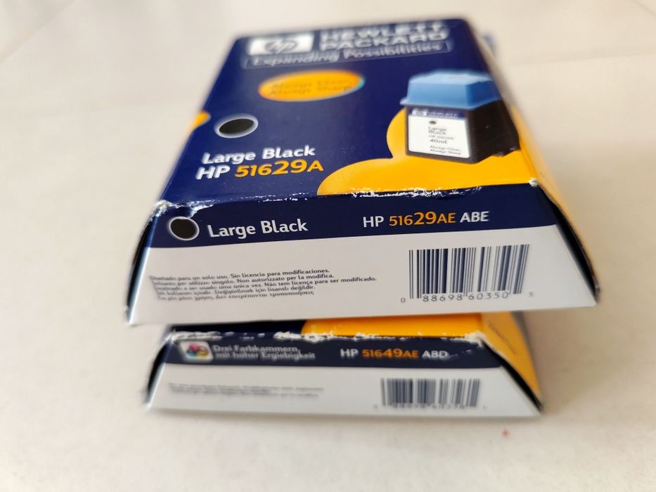 HP Ink Cartridges 51629A / 51649A (New)64751232111490124