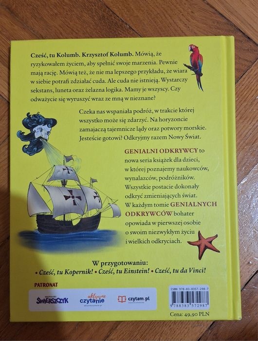 Książka Cześć Tu Kolumb