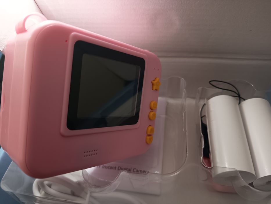 Câmera com impressora criança