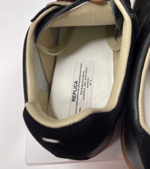 Maison Margiela Replica Gats кеди чорні кросівки кеды черные кроссовки