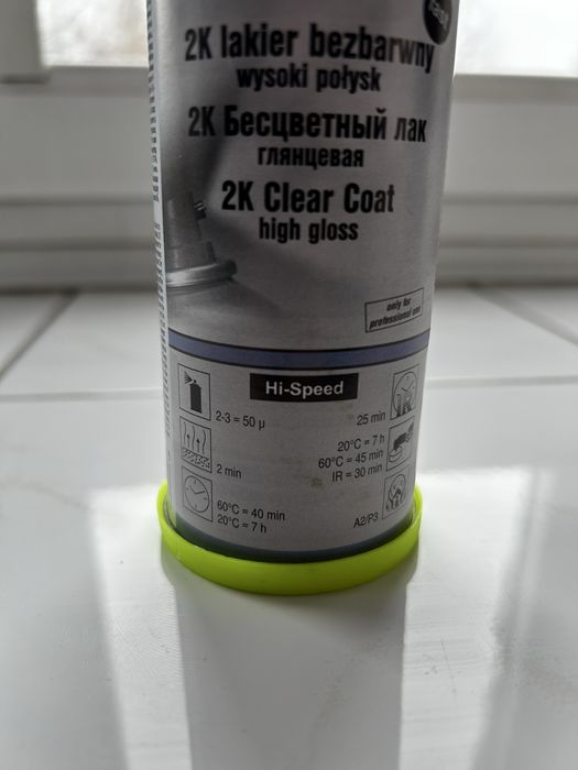 Lakier bezbarwny 2K 200ml