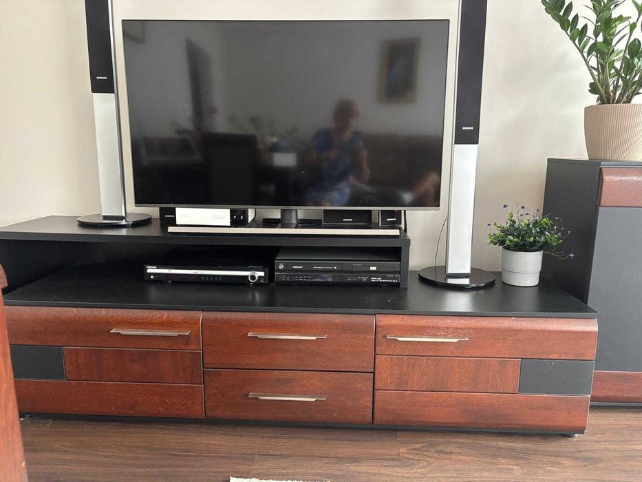 komplet mebli salonowych dębowych szynaka
