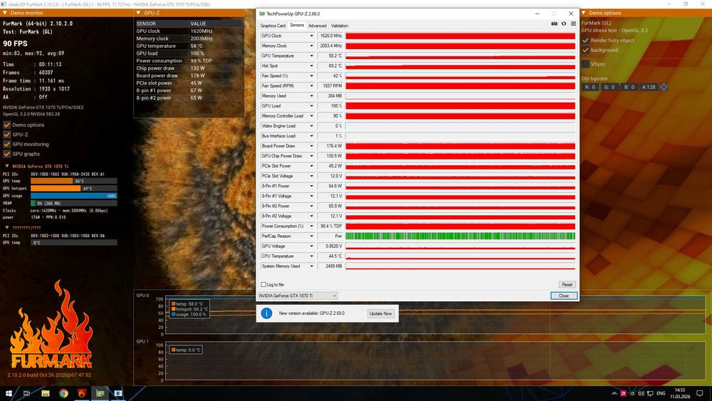 Zotac GTX 1070 Ti AMP Extreme 8GB | ТОП Охолодження | Гарантія 90 днів
