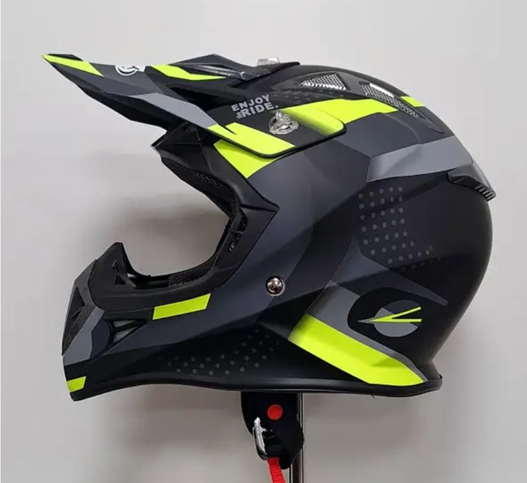 Мото шолом дитячий кросовий ендуро ATV з окулярами і підшоломником