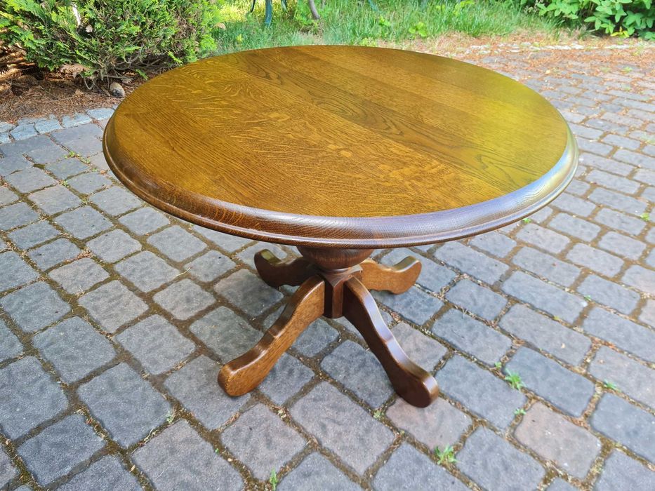 stolik dębowy ława