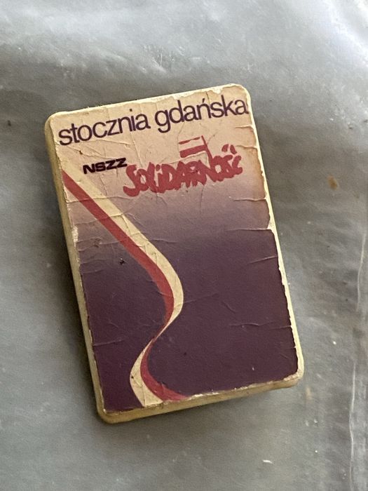 Zbaczek plakietka Solidarność