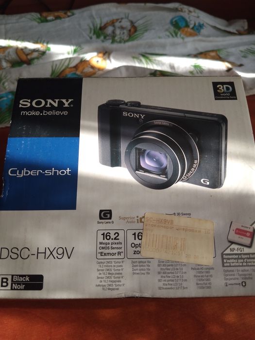 sony cyber shot dsc hx9v - купить фототехнику, видеоаппаратуру
