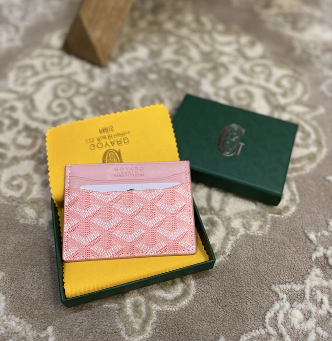 Картхолдер Goyard рожевого кольору