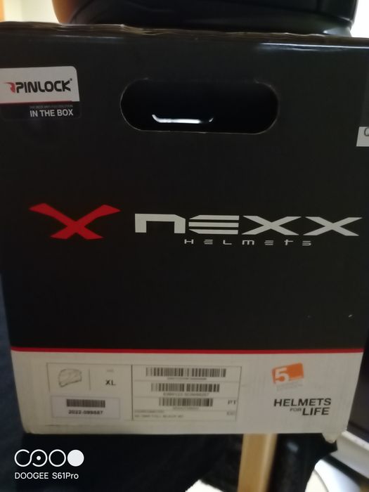 Capacete nexx RX.100R black matte semi novo xl