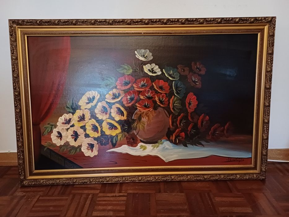 Quadro pintado á mão