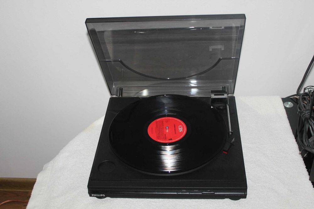 PHILIPS FP 320 Gramofon adapter na płyty winylowe Nowa igła Wysyłka