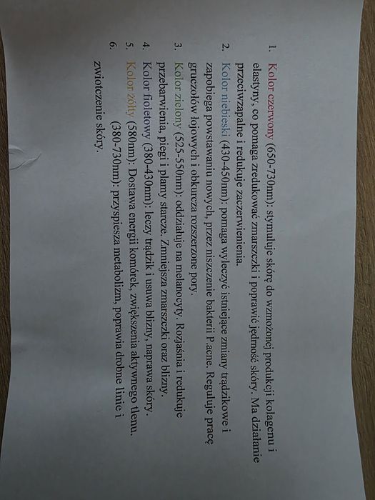 Erthskin London 7-kolorowa maska LED na twarz i szyję
7