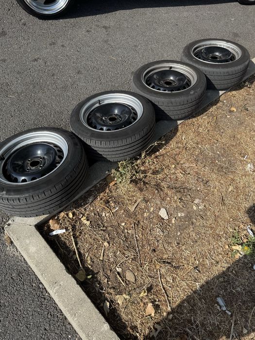 Jantes ferro alargadas r15 4x100 7j 7,5j