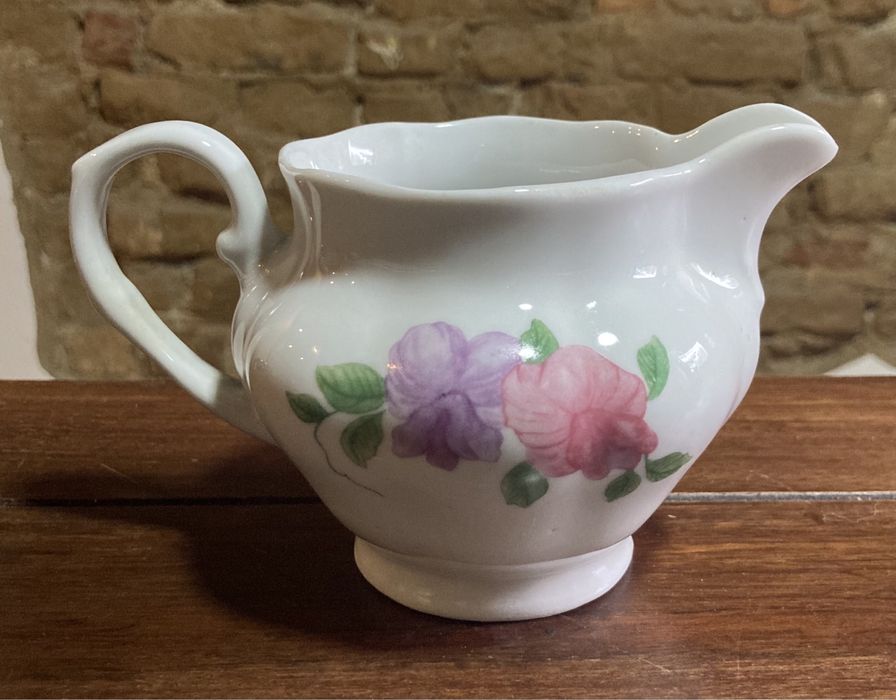 Mlecznik porcelanowy Karolina PRL Jaworzyna Śląska