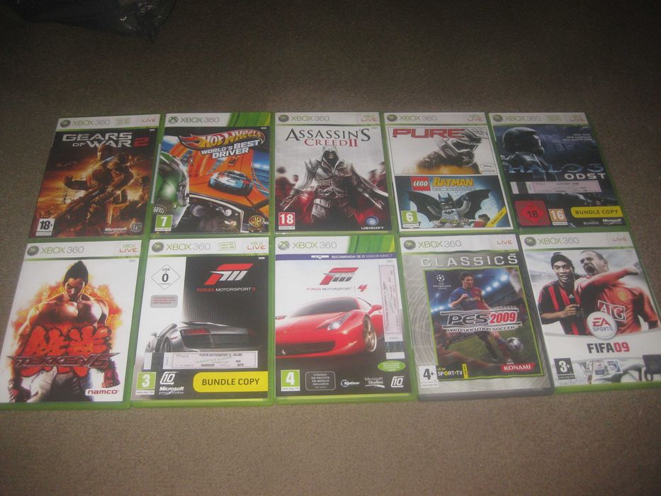 10 Jogos para a XBOX 360 em excelente estado!
