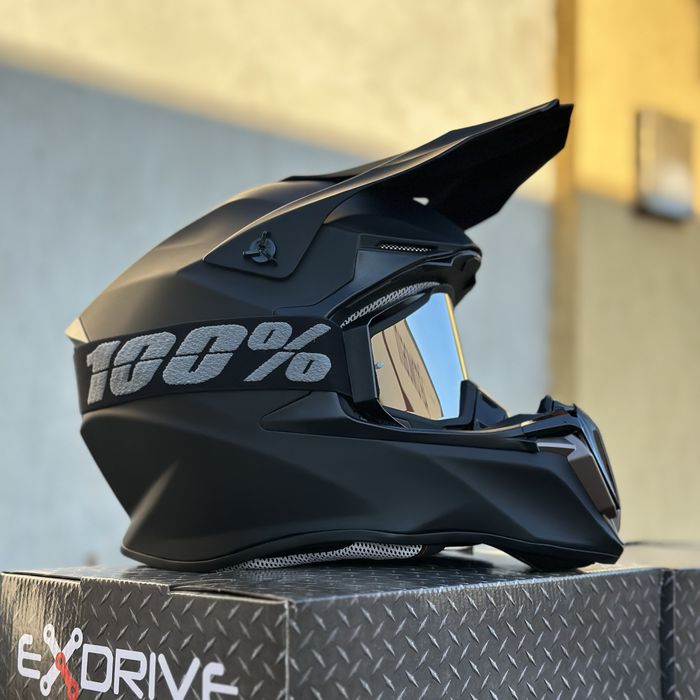 Мото шолом ендуро ExDrive EX806 /Мотошлем/Эндуро шлем/шлем на мото