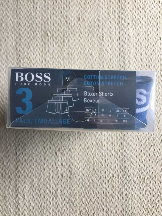HUGO BOSS -- Pack com 3 boxers --- Tamanho  M --- NOVO na caixa