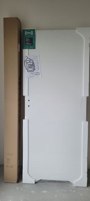 Porta drzwi łazienkowe bezprzylgowe z oscieżnicą