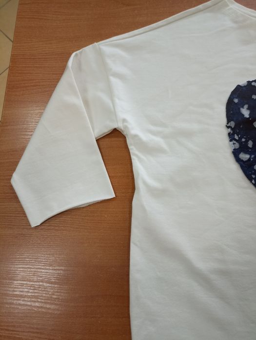 Bluzka bawełniana z aplikacją