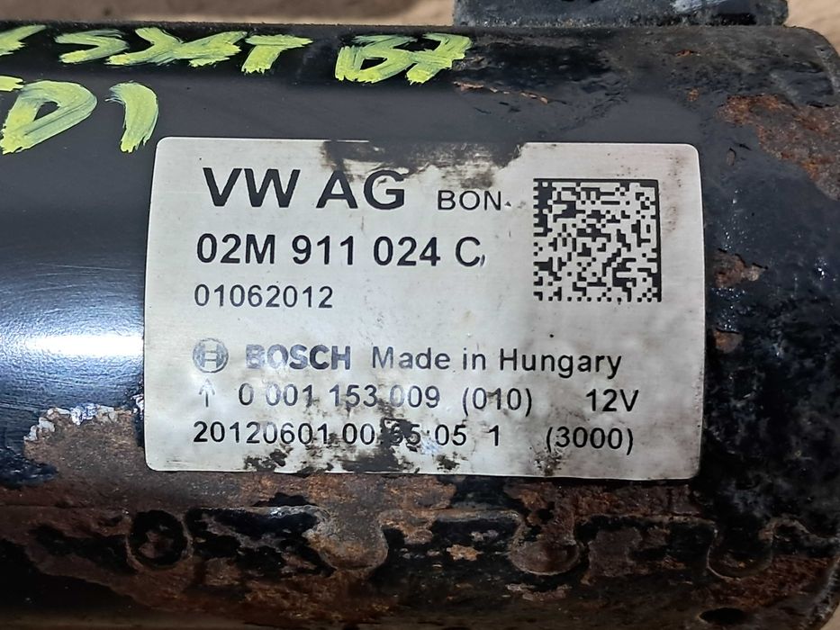 Rozrusznik VW Passat B7 2.0 TDI Golf VI MANUAL