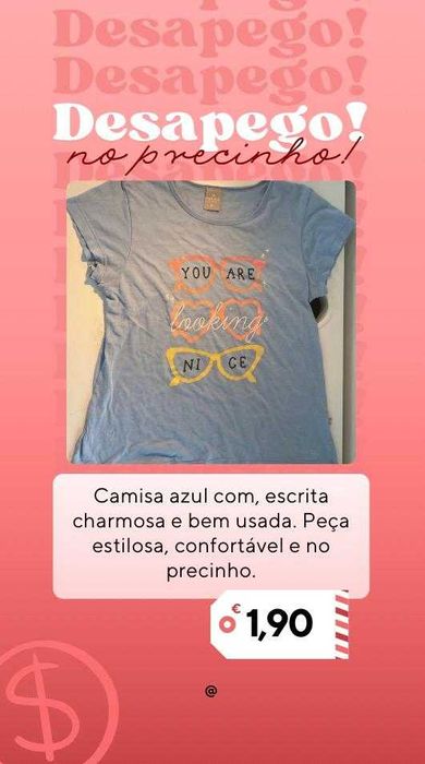 Kit blusas e short