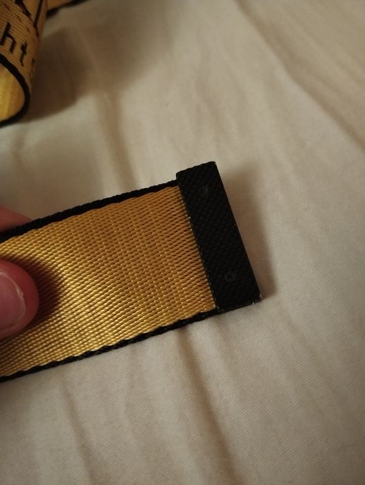 Pasek "off white" Okazja