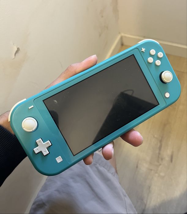 nintendo switch lite azul turquesa